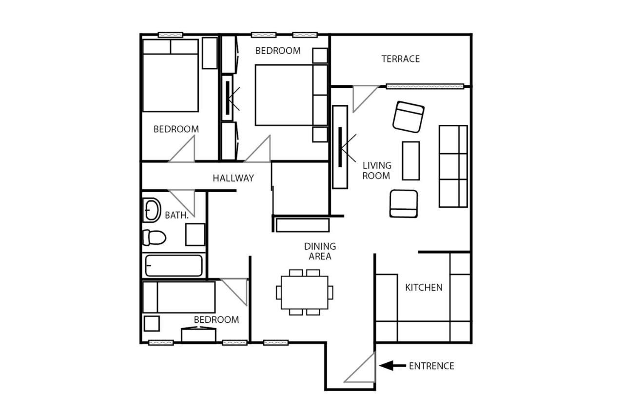 Apartment Bella Art 贝尔格莱德 外观 照片